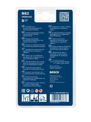 Bosch Bujiler Buji seti, çift Iridium küçük görsel 2