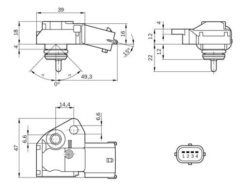 Bosch Sensörler Basınç sezicisi küçük görsel 8