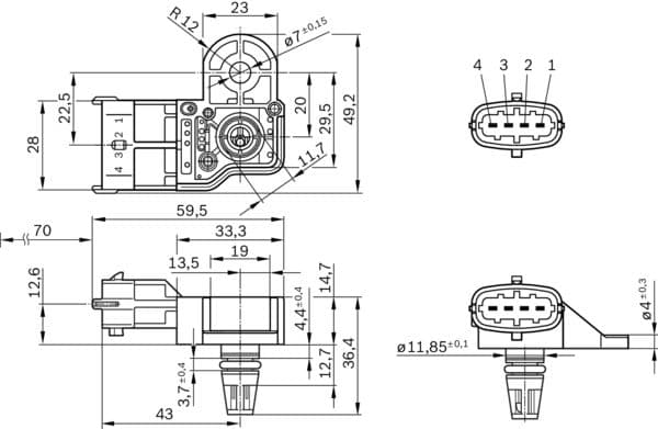 Bosch Sensörler Basınç sezicisi küçük görsel 7