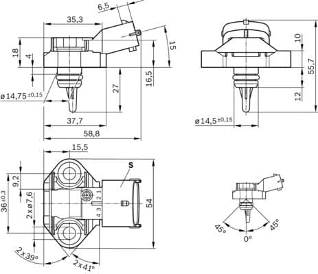 Bosch Sensörler Basınç/Sıcaklık sensörü küçük görsel 6