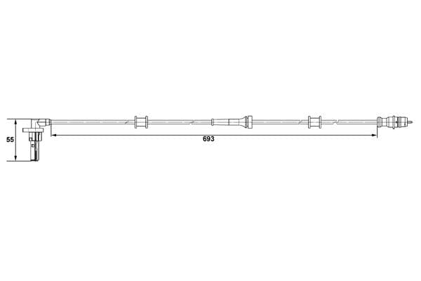 Bosch WS7534 tekerlek dönme sayısı algılayıcı küçük görsel 5