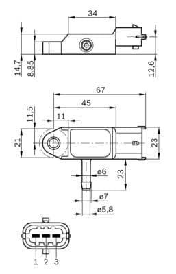 Bosch Sensörler Basınç sezicisi küçük görsel 7