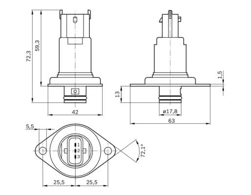 Bosch Sensörler Basınç sezicisi küçük görsel 7