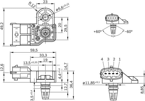 Bosch Sensörler Basınç sezicisi küçük görsel 7