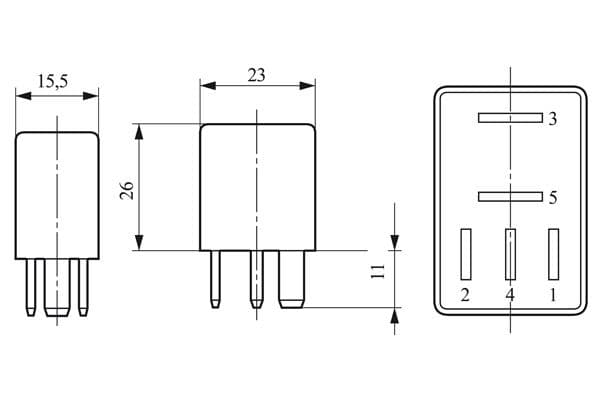Bosch Elektrik Yedek Parça Röle, küçük- küçük görsel 6