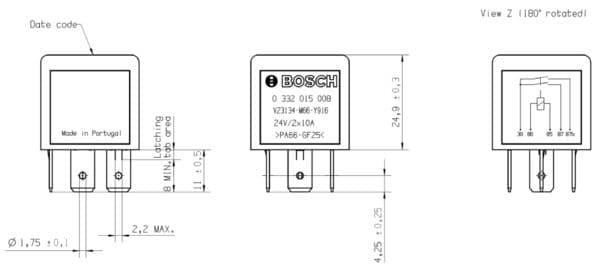 Bosch Elektrik Yedek Parça Röle, küçük- küçük görsel 8