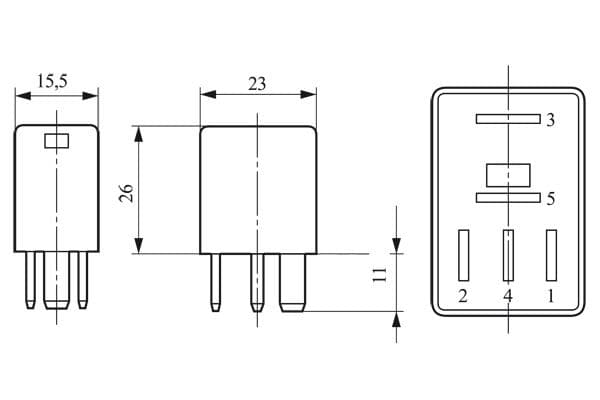 Bosch Elektrik Yedek Parça Röle, değiştirici- küçük görsel 6