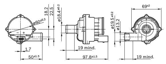 Bosch Termal Yönetim Elektrikli ek su pompası küçük görsel 7