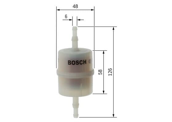 Bosch F 4162 Yakıt filtresi, Benzin enjeksiyonu küçük görsel 5