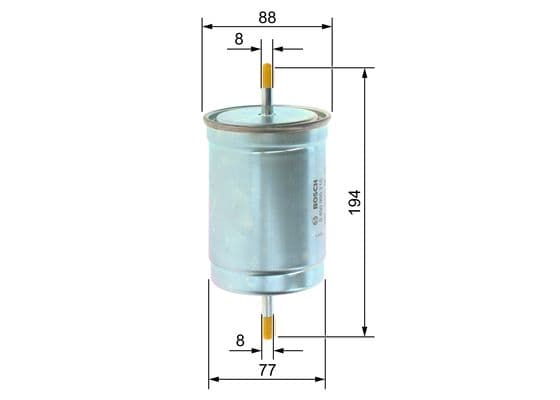 Bosch F 5216 Yakıt filtresi, Benzin enjeksiyonu 1