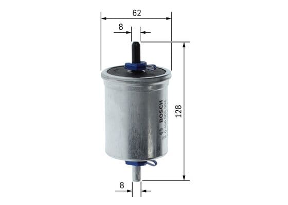 Bosch F 5904 Yakıt filtresi, Benzin enjeksiyonu küçük görsel 5