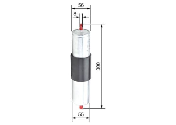 Bosch F 5905 Yakıt filtresi, Benzin enjeksiyonu küçük görsel 5