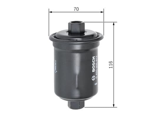 Bosch F 5912 Yakıt filtresi, Benzin enjeksiyonu 1