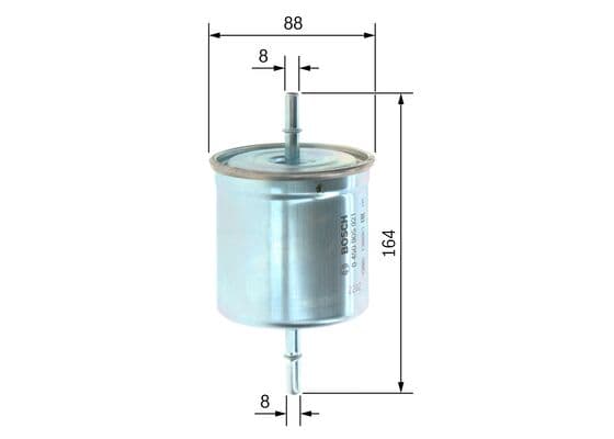 Bosch F 5921 Yakıt filtresi, Benzin enjeksiyonu küçük görsel 5