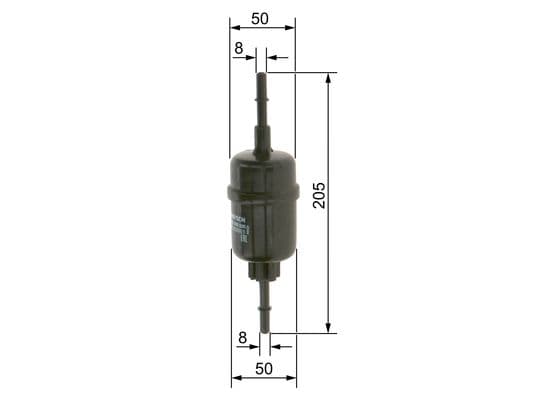 Bosch F 5926 Yakıt filtresi, Benzin enjeksiyonu 1