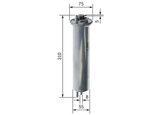 Bosch F 5960 Yakıt filtresi, Benzin enjeksiyonu küçük görsel 5