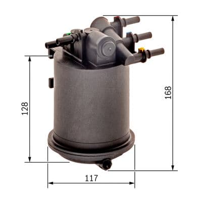 Bosch N 6461 Akaryakıt besleme borusu süzgeci 1