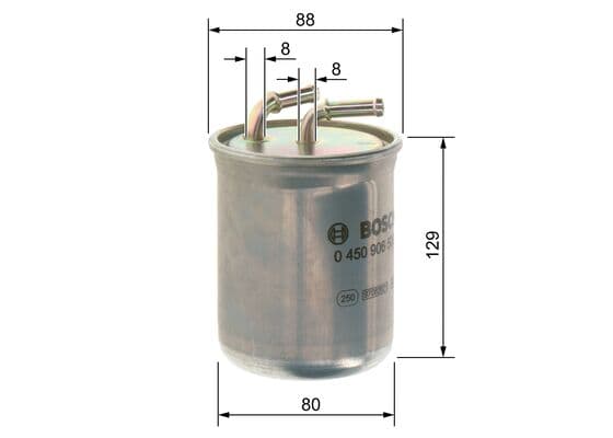 Bosch N 6500 Akaryakıt besleme borusu süzgeci 1