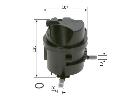 Bosch N 7007 Akaryakıt besleme borusu süzgeci küçük görsel 5
