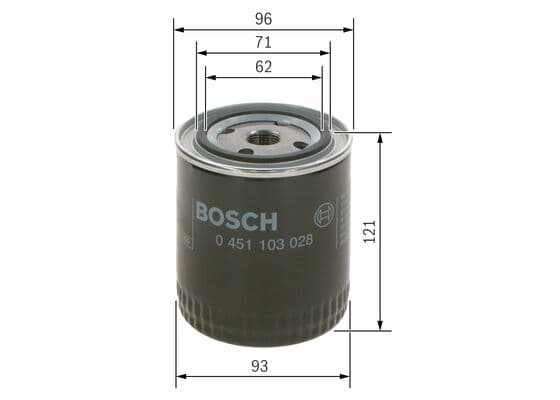 Bosch P 3028 Yağ filtresi küçük görsel 5