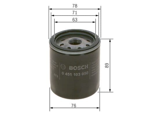 Bosch P 3050 Yağ filtresi küçük görsel 5