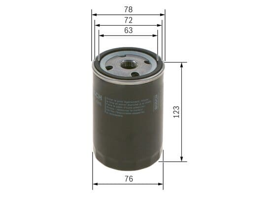 Bosch P 3086 Yağ filtresi küçük görsel 5