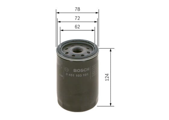 Bosch P 3101 Yağ filtresi küçük görsel 5