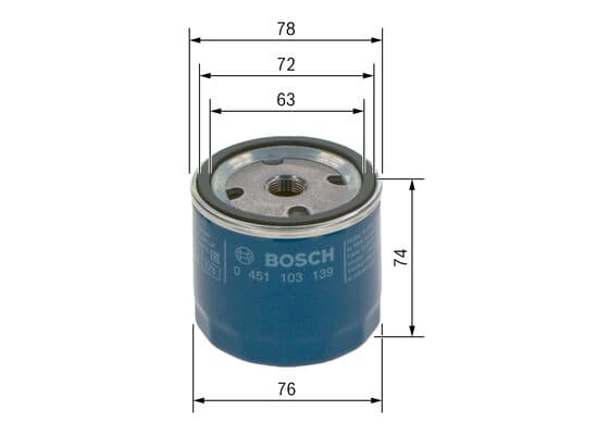 Bosch P 3139 Yağ filtresi küçük görsel 5