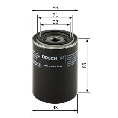 Bosch P 3219 Yağ filtresi 1