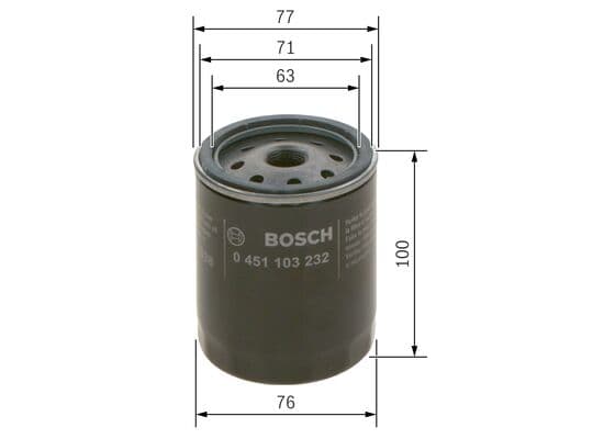 Bosch P 3232 Yağ filtresi küçük görsel 5