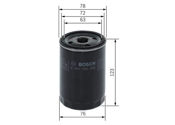 Bosch P 3258 Yağ filtresi küçük görsel 5