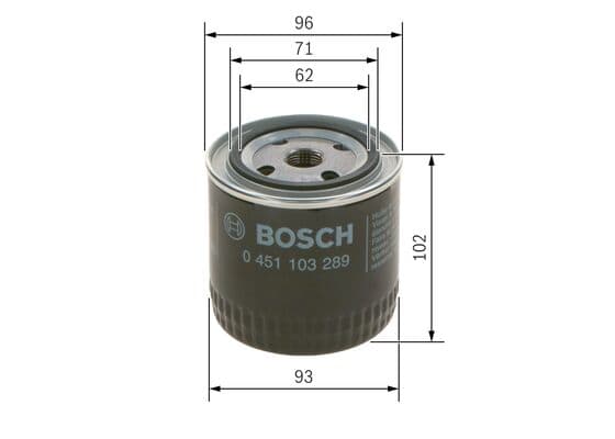 Bosch P 3289 Yağ filtresi küçük görsel 5