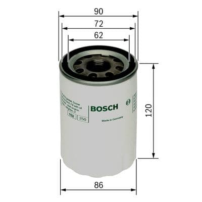 Bosch P 3290 Yağ filtresi 1