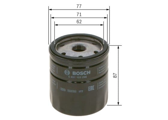 Bosch P 3298 Yağ filtresi küçük görsel 5
