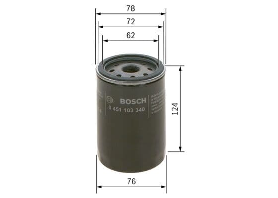 Bosch P 3340 Yağ filtresi küçük görsel 5
