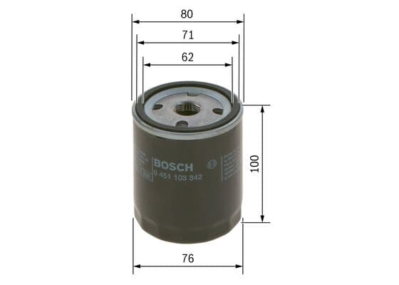Bosch P 3342 Yağ filtresi küçük görsel 5