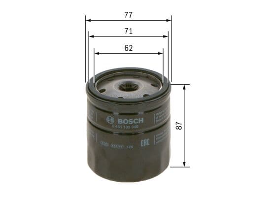 Bosch P 3349 Yağ filtresi küçük görsel 5