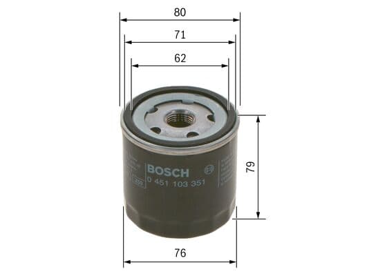 Bosch P 3351 Yağ filtresi küçük görsel 5