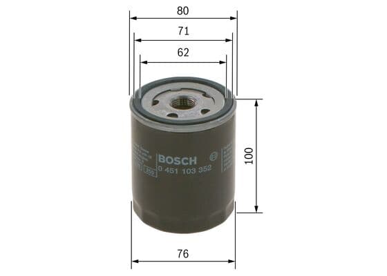Bosch P 3352 Yağ filtresi küçük görsel 5