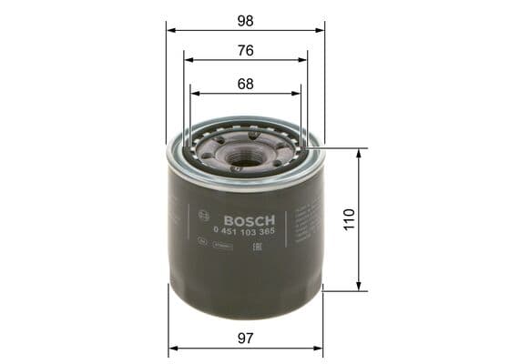 Bosch P 3365 Yağ filtresi küçük görsel 5