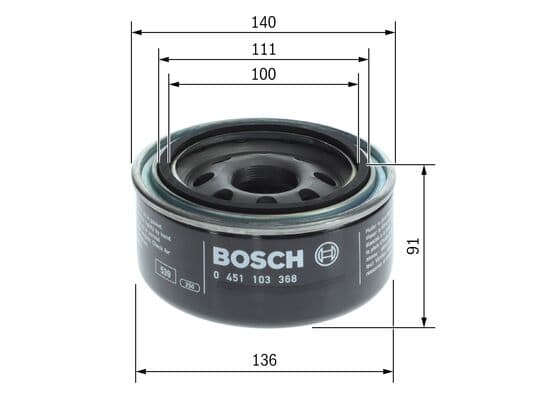 Bosch P 3368 Yağ filtresi küçük görsel 5
