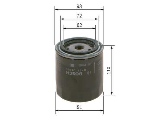 Bosch P 4014 Yağ filtresi küçük görsel 5