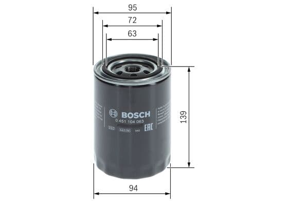 Bosch P 4063 Yağ filtresi küçük görsel 5