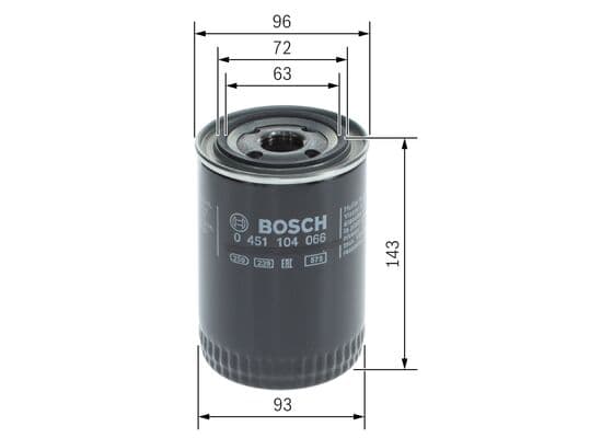 Bosch P 4066 Yağ filtresi küçük görsel 5