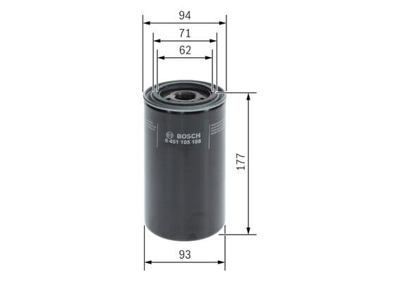 Bosch P 5188 Yağ filtresi küçük görsel 5