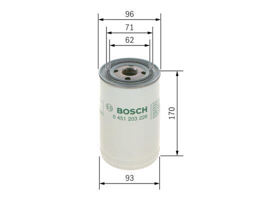 Bosch P 3226 Yağ filtresi 1