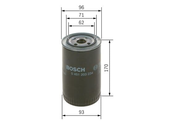 Bosch P 3234 Yağ filtresi 1