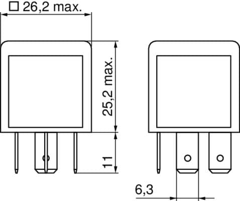 Bosch Elektrik Yedek Parça Röle, küçük- küçük görsel 8