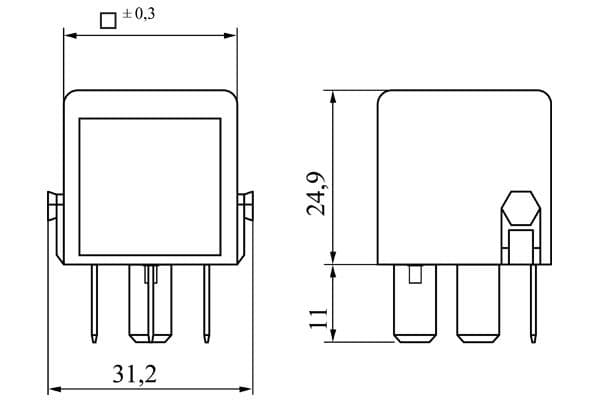 Bosch Elektrik Yedek Parça Röle, küçük- küçük görsel 7