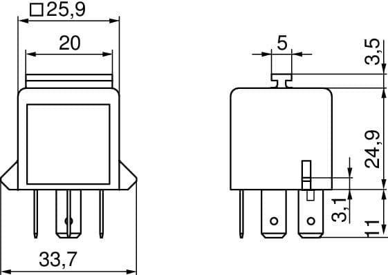 Bosch Elektrik Yedek Parça Röle, küçük- küçük görsel 8